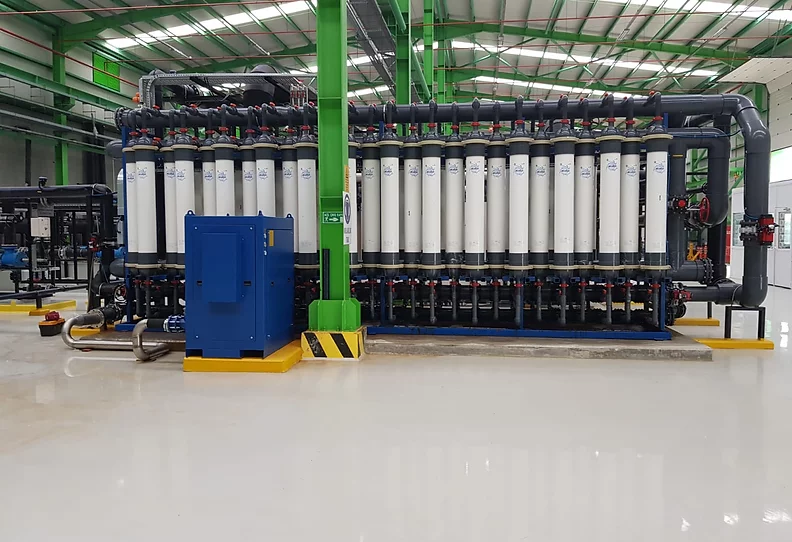 Aksa Deniz Suyu Arıtma Tesisi Ultrafiltrasyon Ünitesi